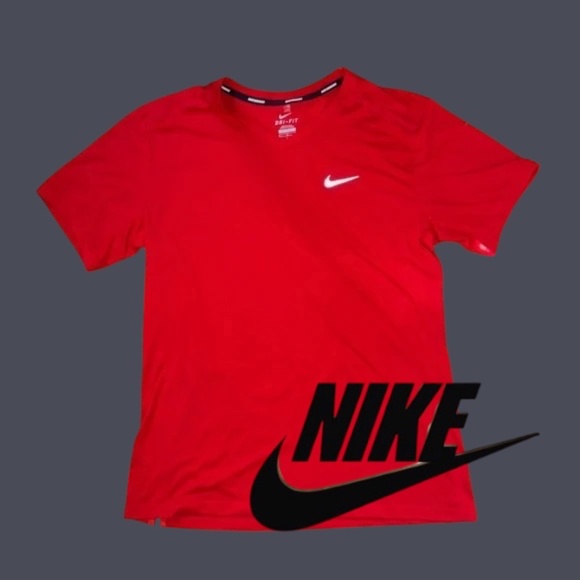 Nike Other - NIKE Dri Fit Mens Red Shirt Moisture Absorb Medium